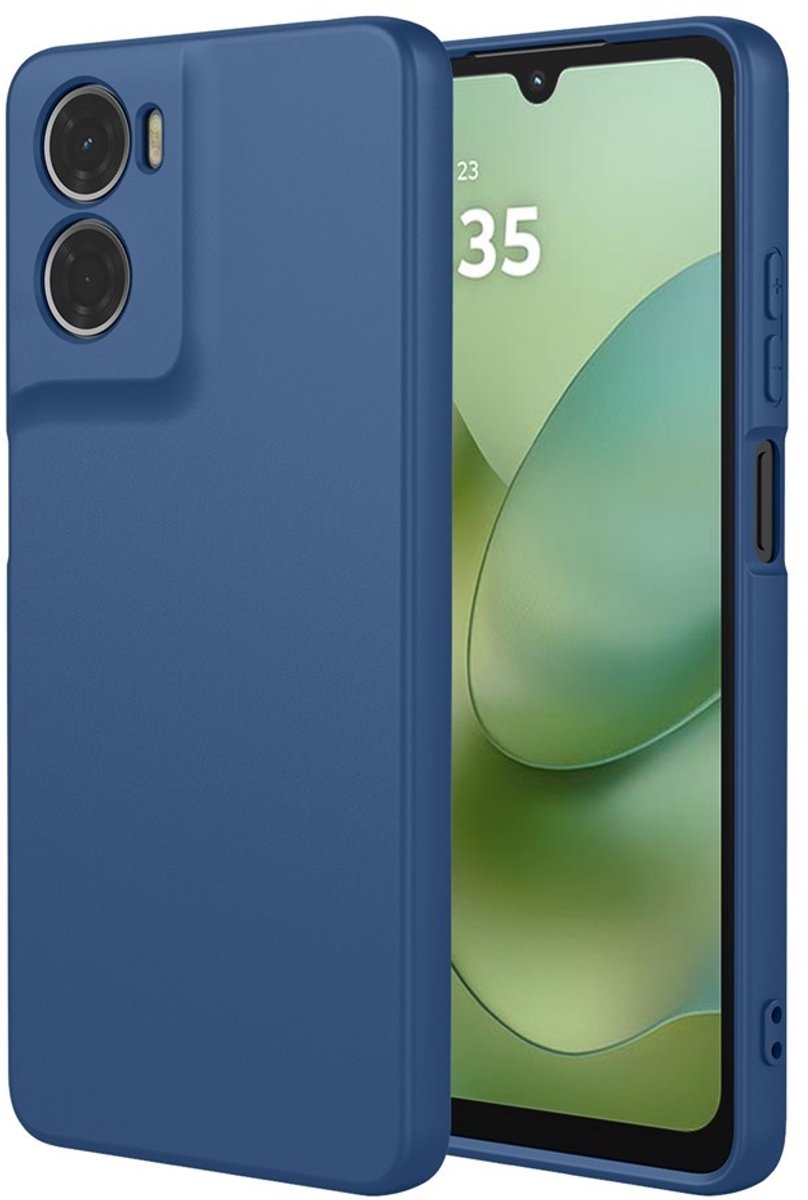 Coverup Hoesje - Geschikt voor Motorola Moto G06 / G06 Power Hoesje - Coverup Colour TPU Back Cover - Blauw
