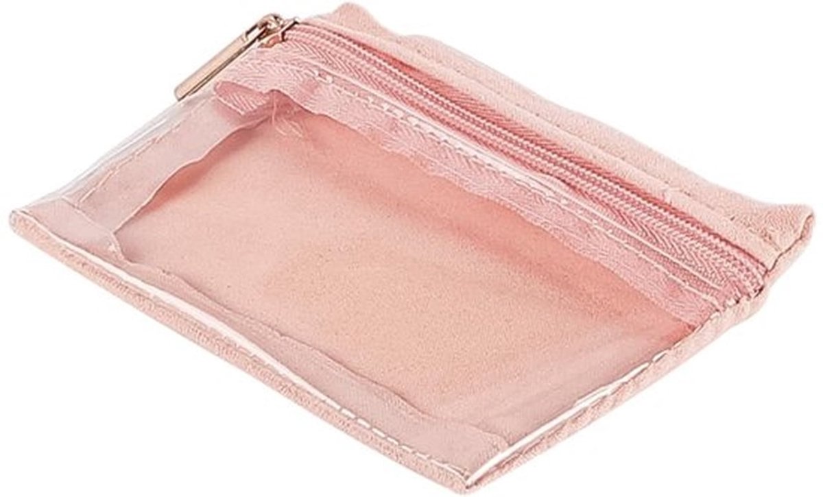 Sieradentas Draagbaar Formaat 12x8cm - 10 Stuks - Ritsontwerp - Lichtgewicht - Roze - Bescherming tegen Krassen - Juwelentas