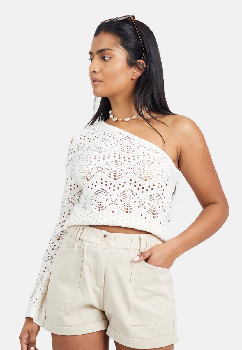 Brave Soul - Broek - Katoen - Vrouwen - Maat M - steenkleur
