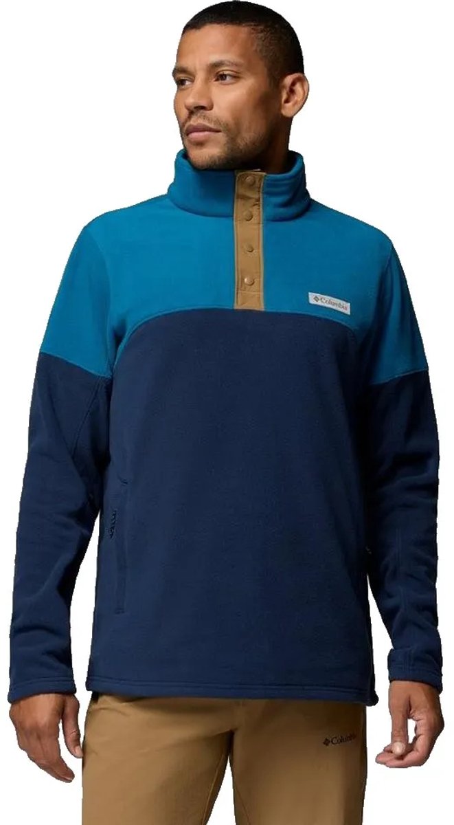 Columbia Basin Trail™ Ii Fleece Met Halve Rits Man Marineblauw