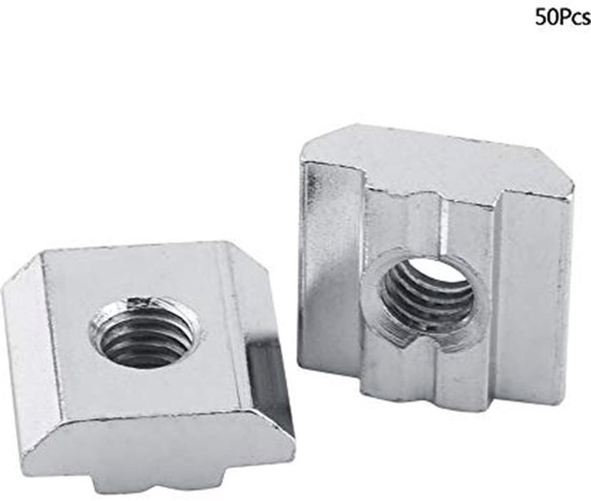 Sliding Nuts 50 Stuks - Aluminiumprofiel Accessoires - M5 Europese Standaard