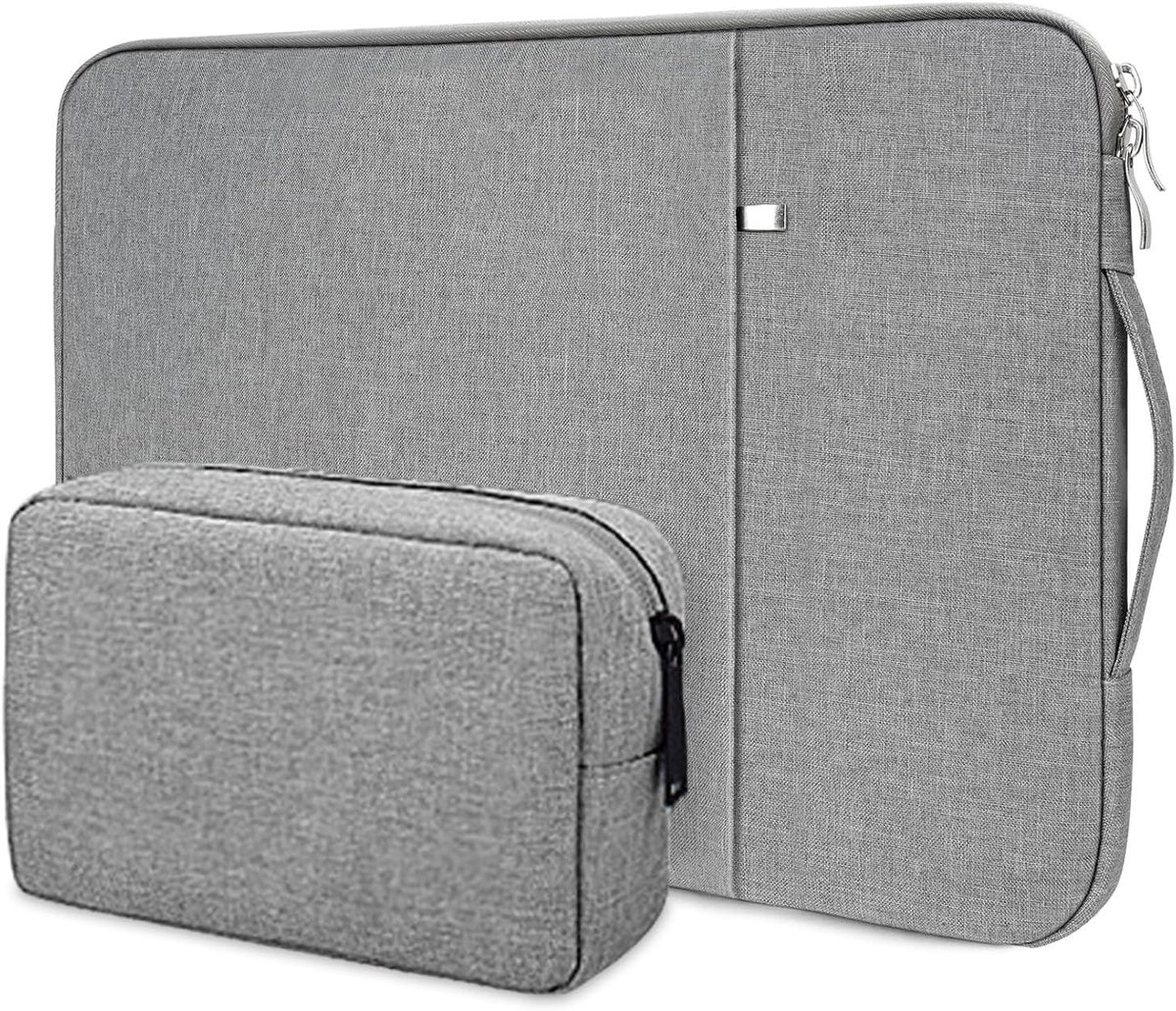 Laptop Hoes voor 15.6 inch Notebook - Lichtgrijs, Bescherming, Draagbaar en Stijlvol