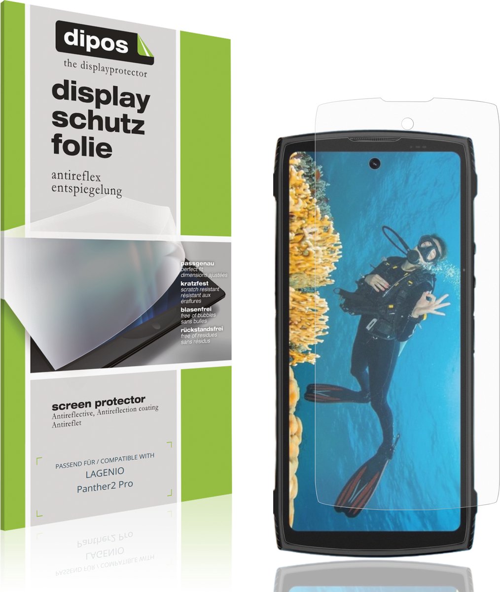 dipos – 4x Matte Beschermfolie geschikt voor LAGENIO Panther2 Pro | Krasbestendige & antireflecterende Screenprotector Ultra-Thin