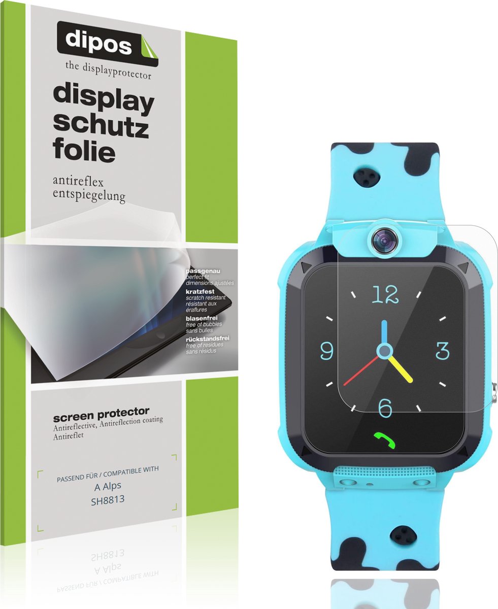 dipos – 6x Matte Beschermfolie geschikt voor Tzzulsx Kinder Smartwatch | Krasbestendige & antireflecterende Screenprotector Ultra-Thin