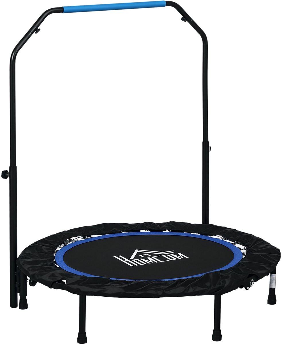 HOMCOM Fitness Trampoline - PP - 102x102x123cm - Zwart