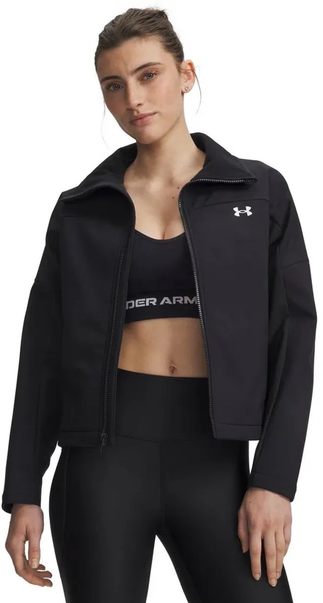 Under Armour Shield Jas Vrouw Zwart