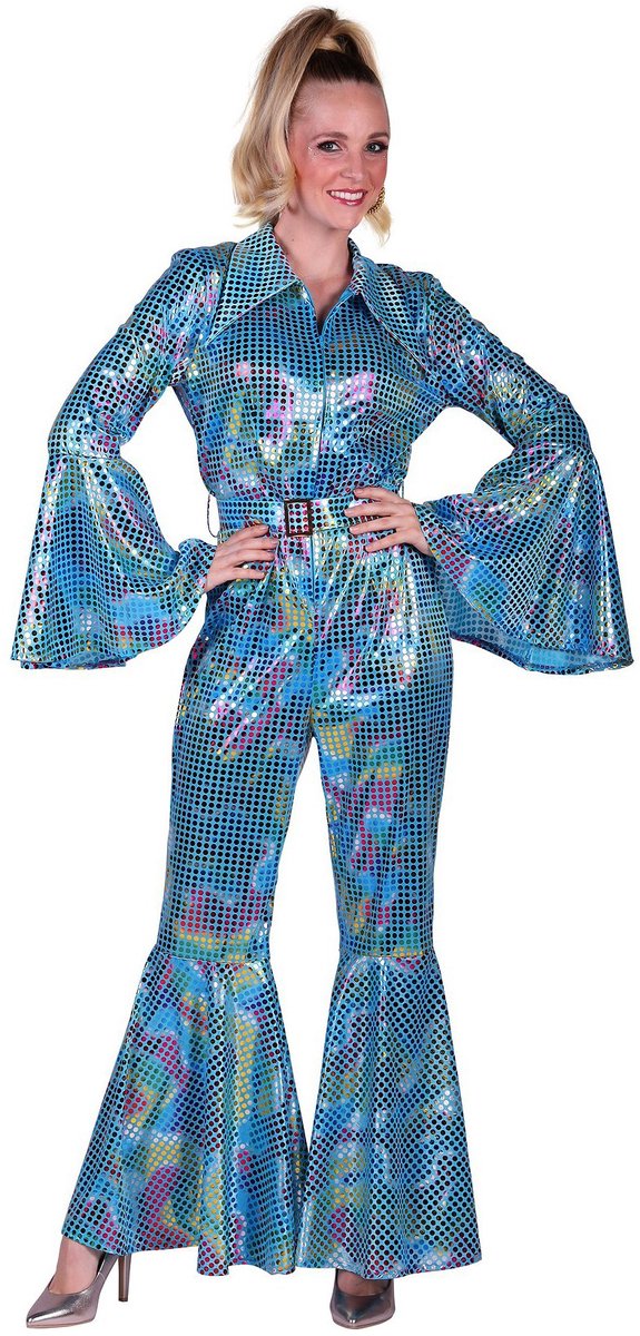 Disco catsuit turquoise