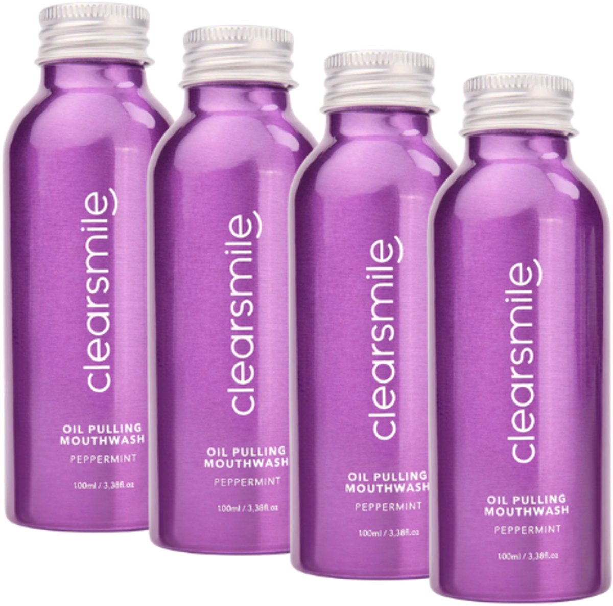 4x Clearsmile Oil Pulling Mondwater - 100 ml