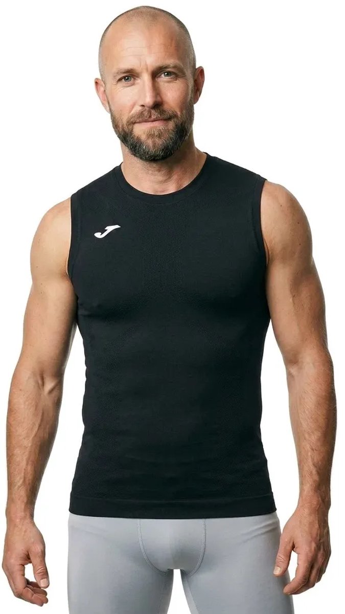 Joma Brama Classic Mouwloos Basislaag Zwart S-M Man