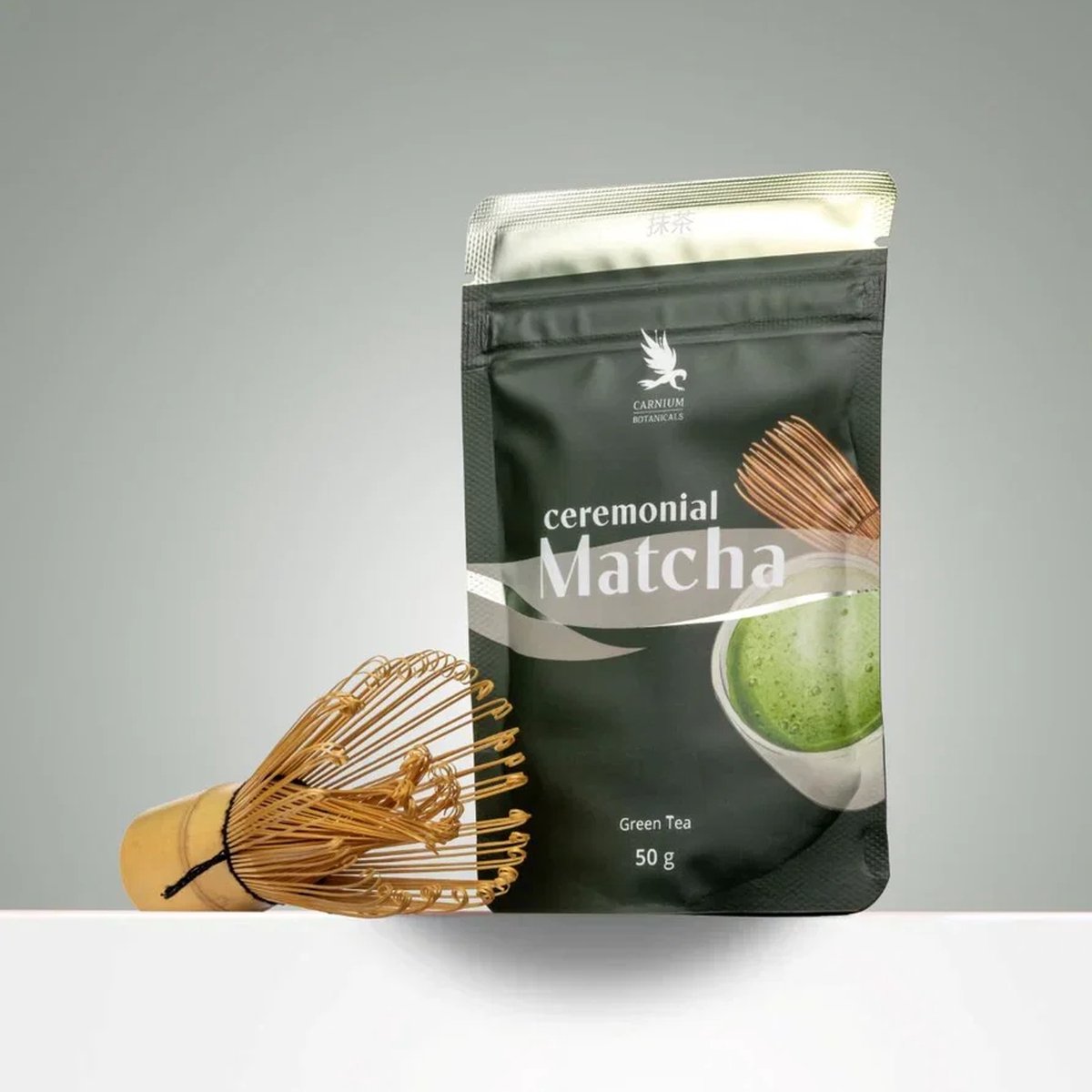 Carnium Botanicals Ceremonial Matcha – Premium Matcha Poeder – Eerste Voorjaarsoogst – Ceremoniële Kwaliteit – Vegan – 50g
