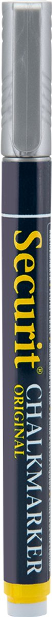 Securit® Original krijtstift met ronde punt in zilver