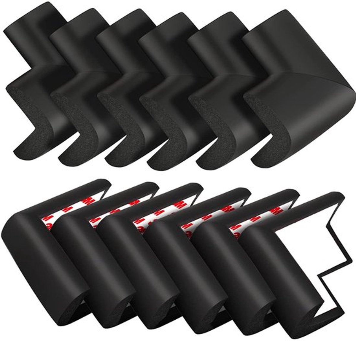 Hoekbescherming 12 Stuks - Zelfklevend - Kinderbeveiliging - Hoekbeschermers Tafel - Veiligheid - Voor Glazen Tafels - Randbescherming