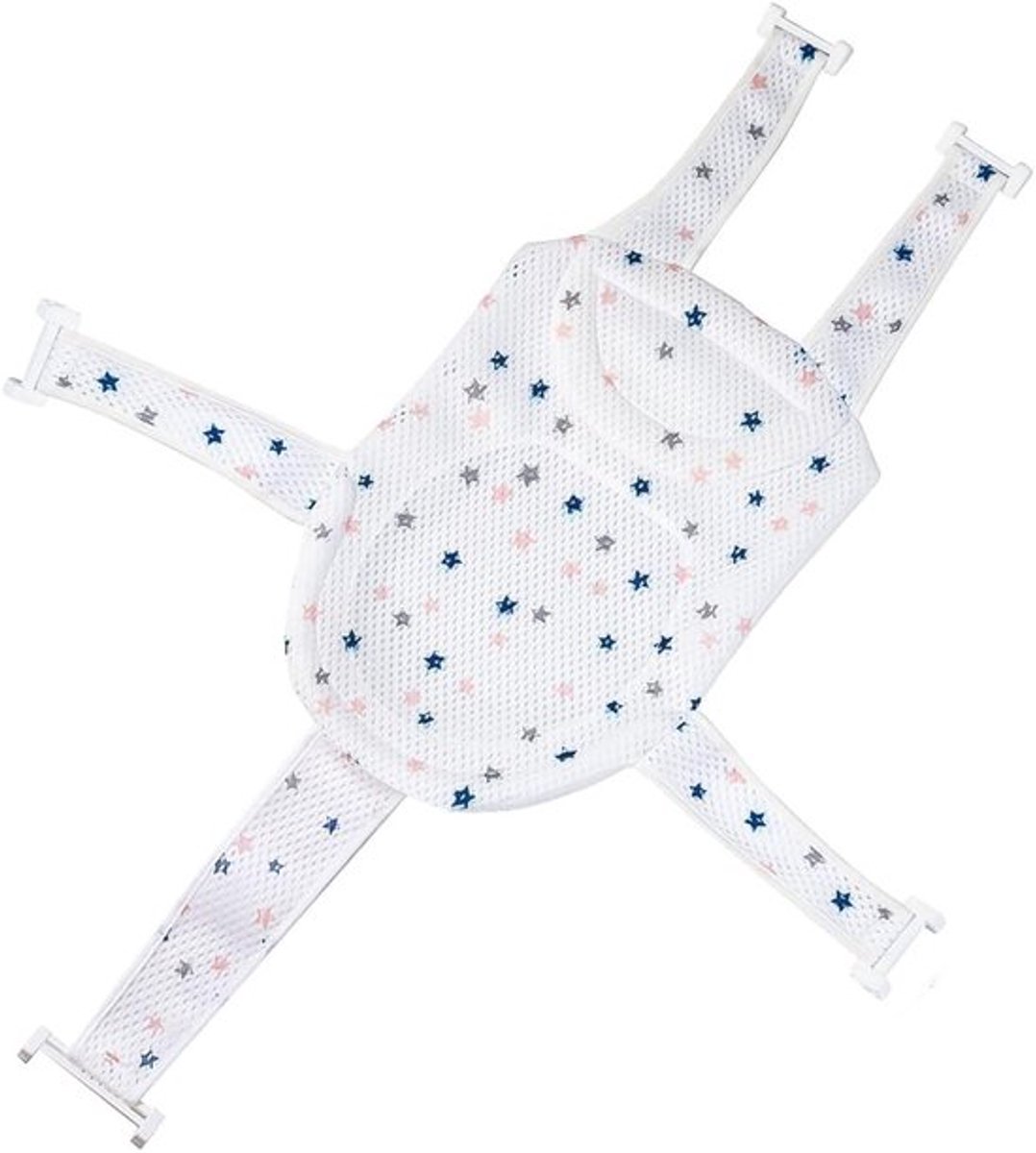 Badkuipstoel Verstelbaar - Opvouwbaar - Antislip Badnet - Badaccessoires - Veilig voor Baby's - Europese Stijl - Badzitje