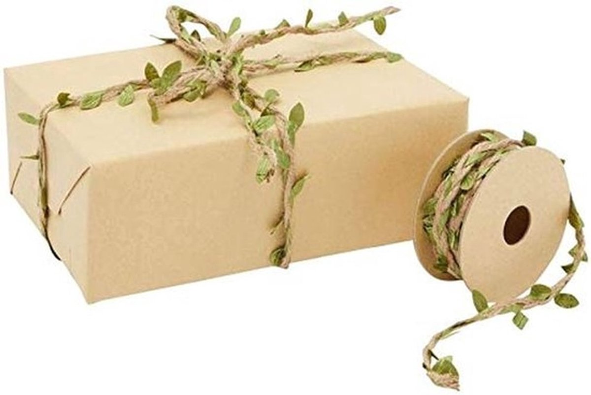Jute Touw - Sterk en Duurzaam - Kunstmatige Wijnstok - Doe-het-zelf Ambachten - Woondecoratie - Wasbaar en Natuurlijke Uiterlijk - Decoratietouw