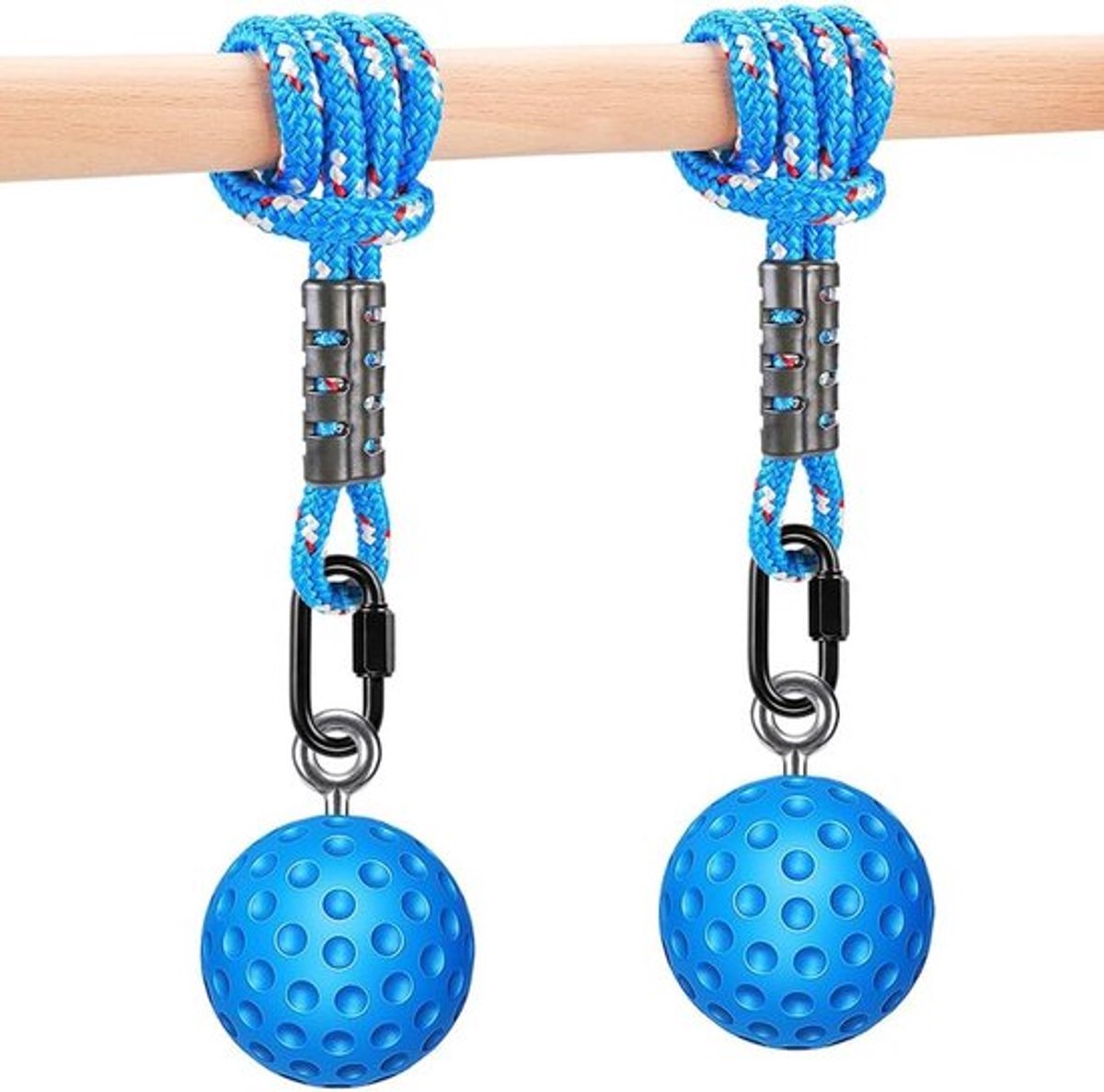 Ball Training Grips voor Bouldering, Pull-Ups en Kettlebells - Robuuste en Antislip Fitnessaccessoires (Verpakking van 2)