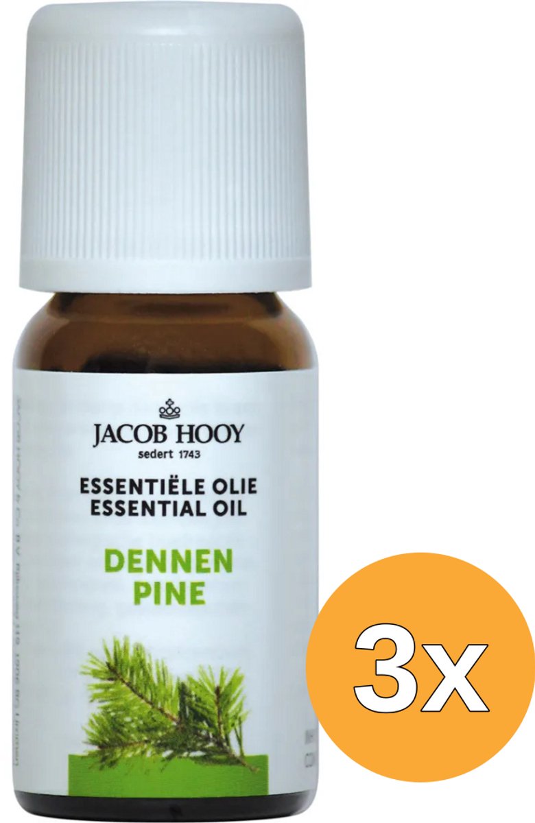 3x Jacob Hooy Dennen olie (10 ml)