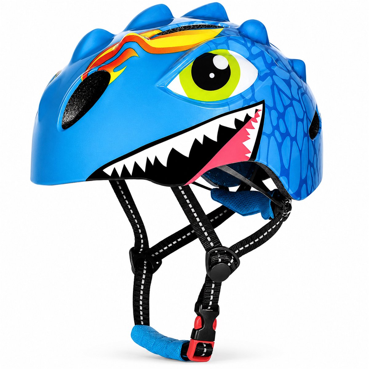 Travelhawk Fietshelm Kind - Jongens - 46/51cm - Kind tot 10 Jaar - Blauw
