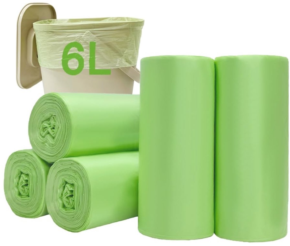 Solidchoice - Biologisch Afbreekbare Afvalzakken 6L voor Keuken en Tuin