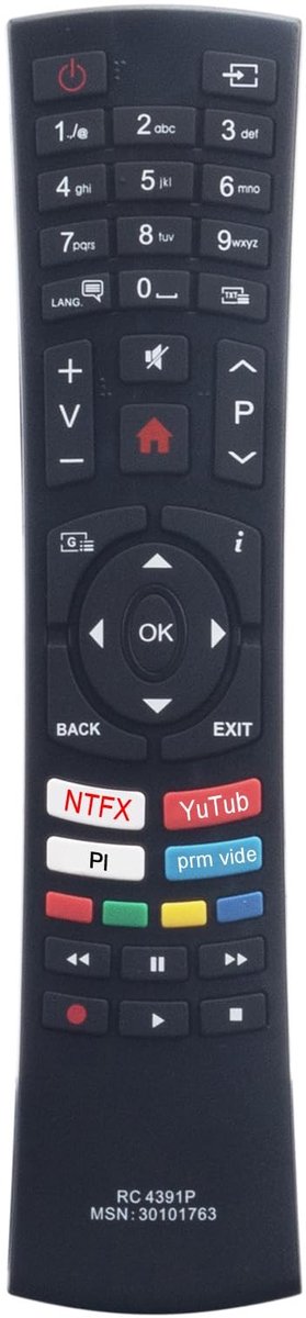 Vervangende Afstandsbediening voor Smart LCD LED HDTV