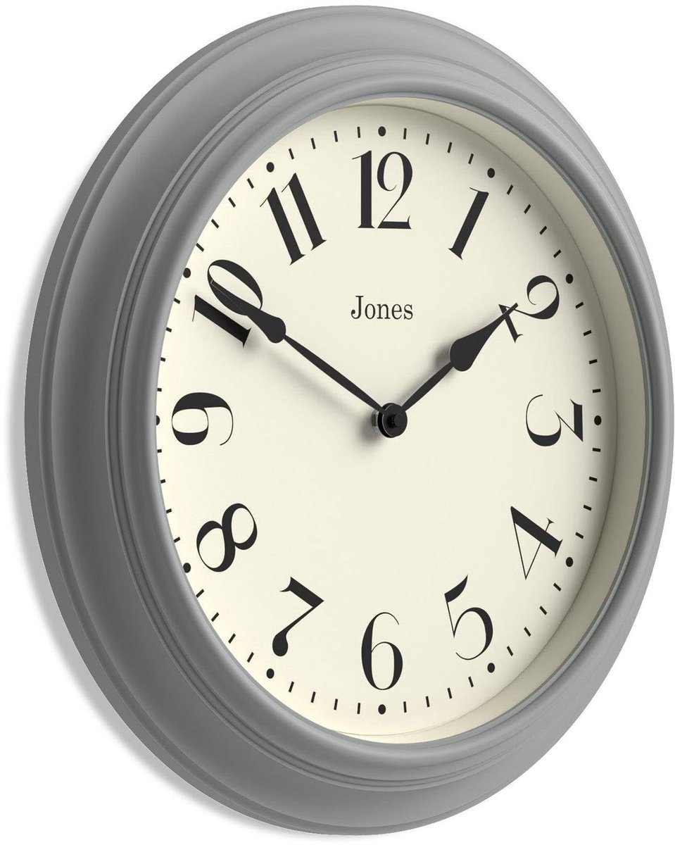 Solidchoice - Grote Wandklok met Elegante Decoratieve Ontwerp 40 cm