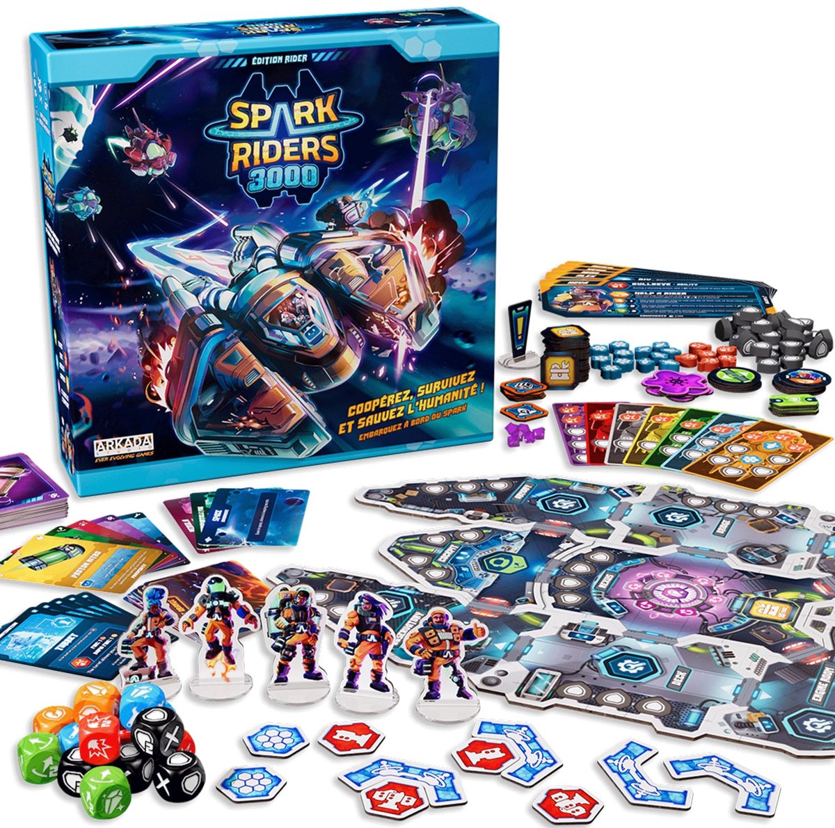 Solidchoice - Spark Riders 3000 Bordspel