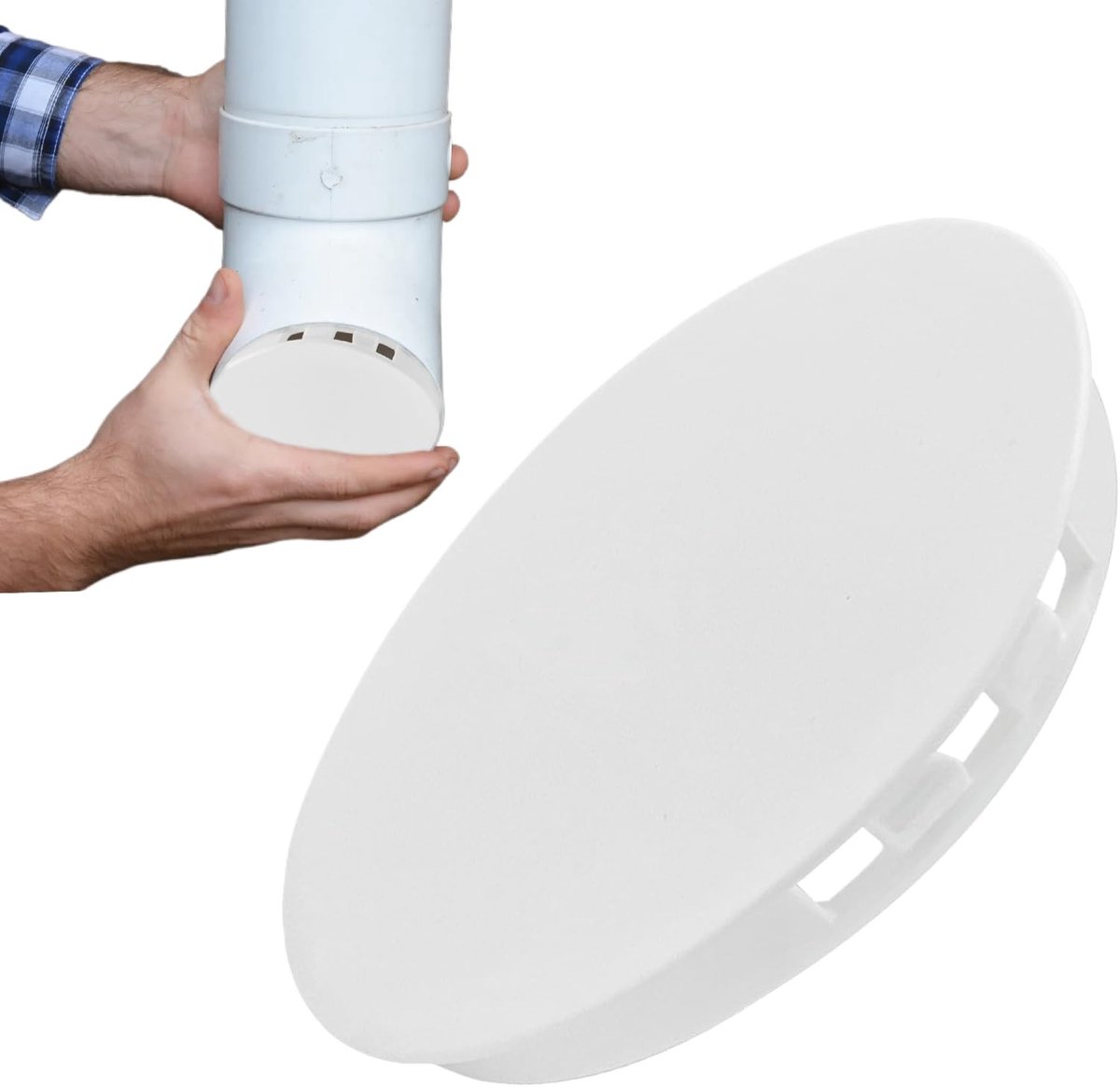 Solidchoice - Ventilatiebuis Afdekking 100 mm voor Geurpreventie