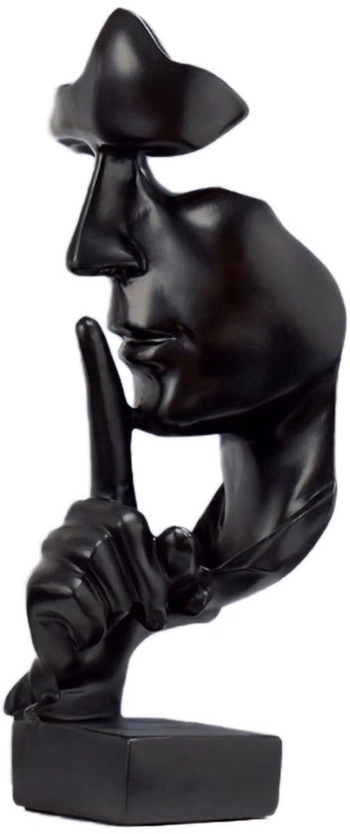 Standbeeld Abstracte Kunst - Compact Beeldje - Decoratieve Sculptuur - Elegante Ontwerp - Voor Woonkamer/Kantoor - Synthetische Hars