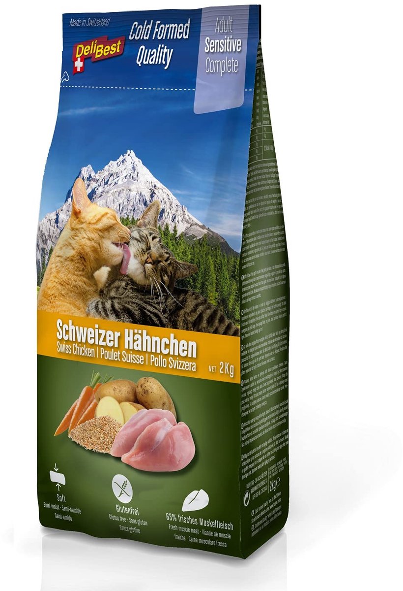 Solidchoice - Gevoelige Kattenvoeding met Kip, Vrij van Granen en Additieven