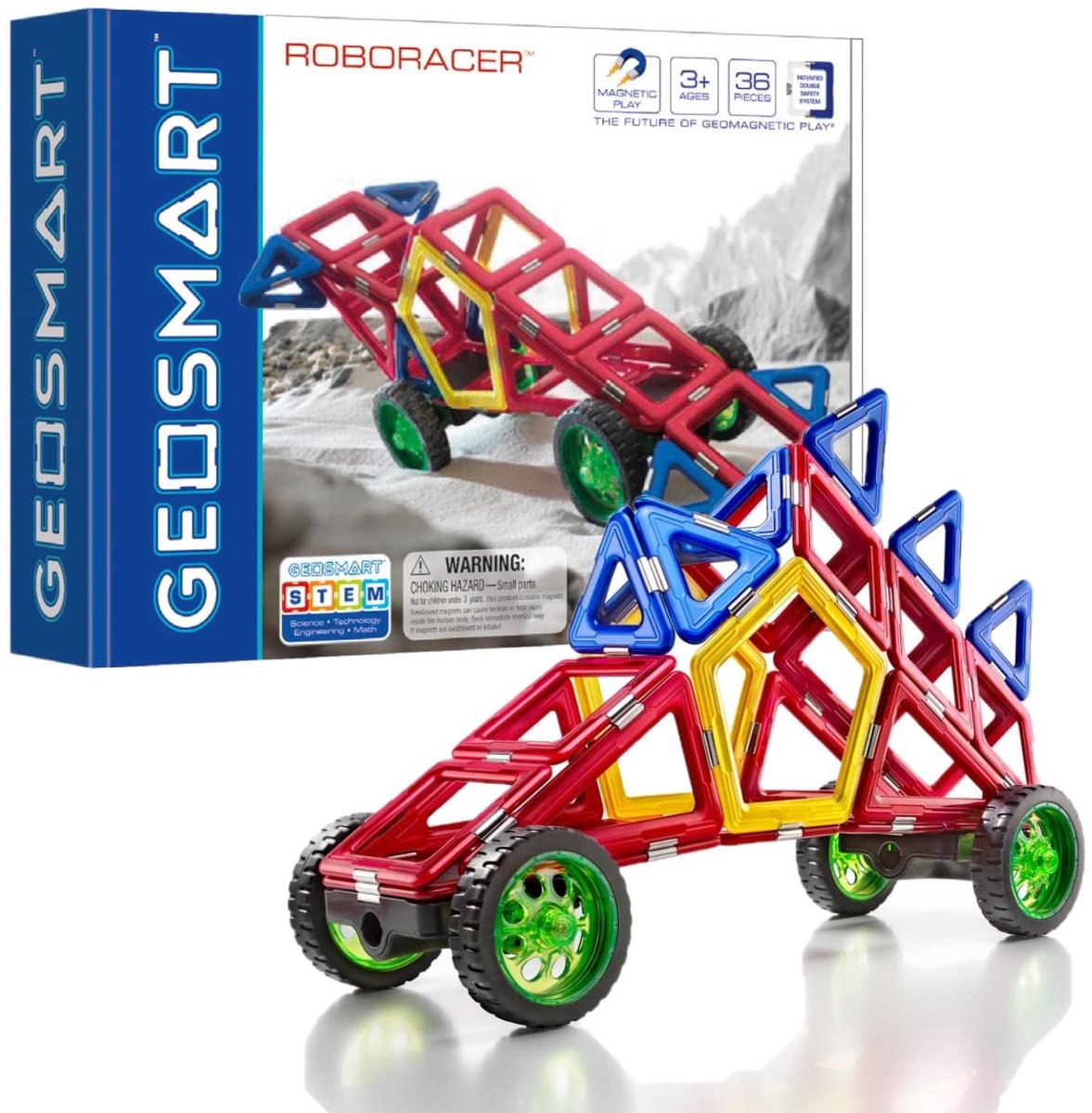 Solidchoice - Magnetisch Bouwspel Roboracer voor Kinderen