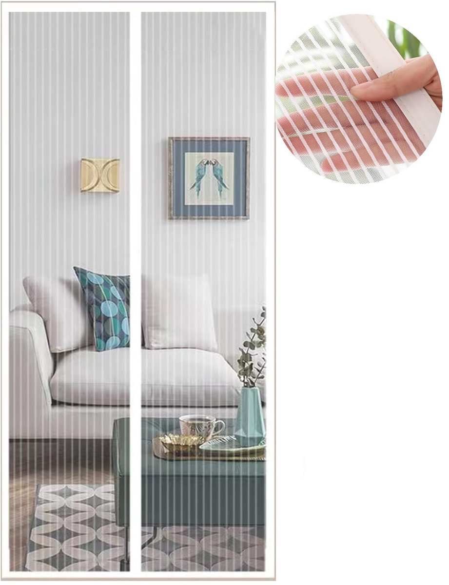 Solidchoice - Magnetisch Insectenscherm voor Deuren 80 x 230 cm