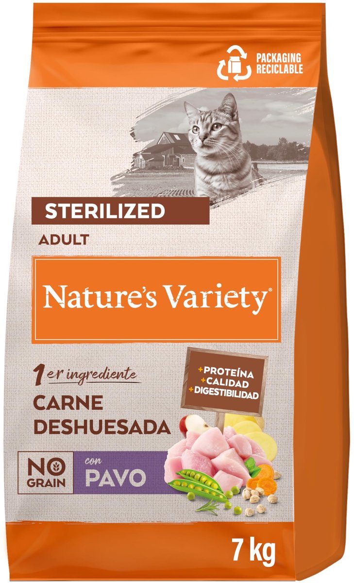 Solidchoice - Graanvrij Droogvoer voor Volwassen Katten met Kalkoen 7kg