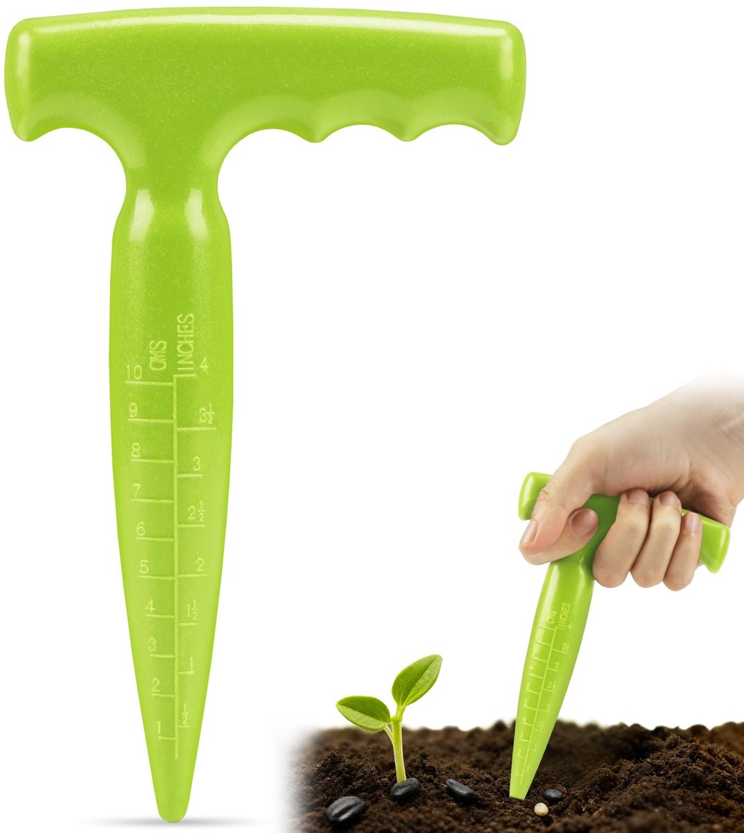 Solidchoice - Tuin Dibber voor het Planten van Zaden 17.5cm