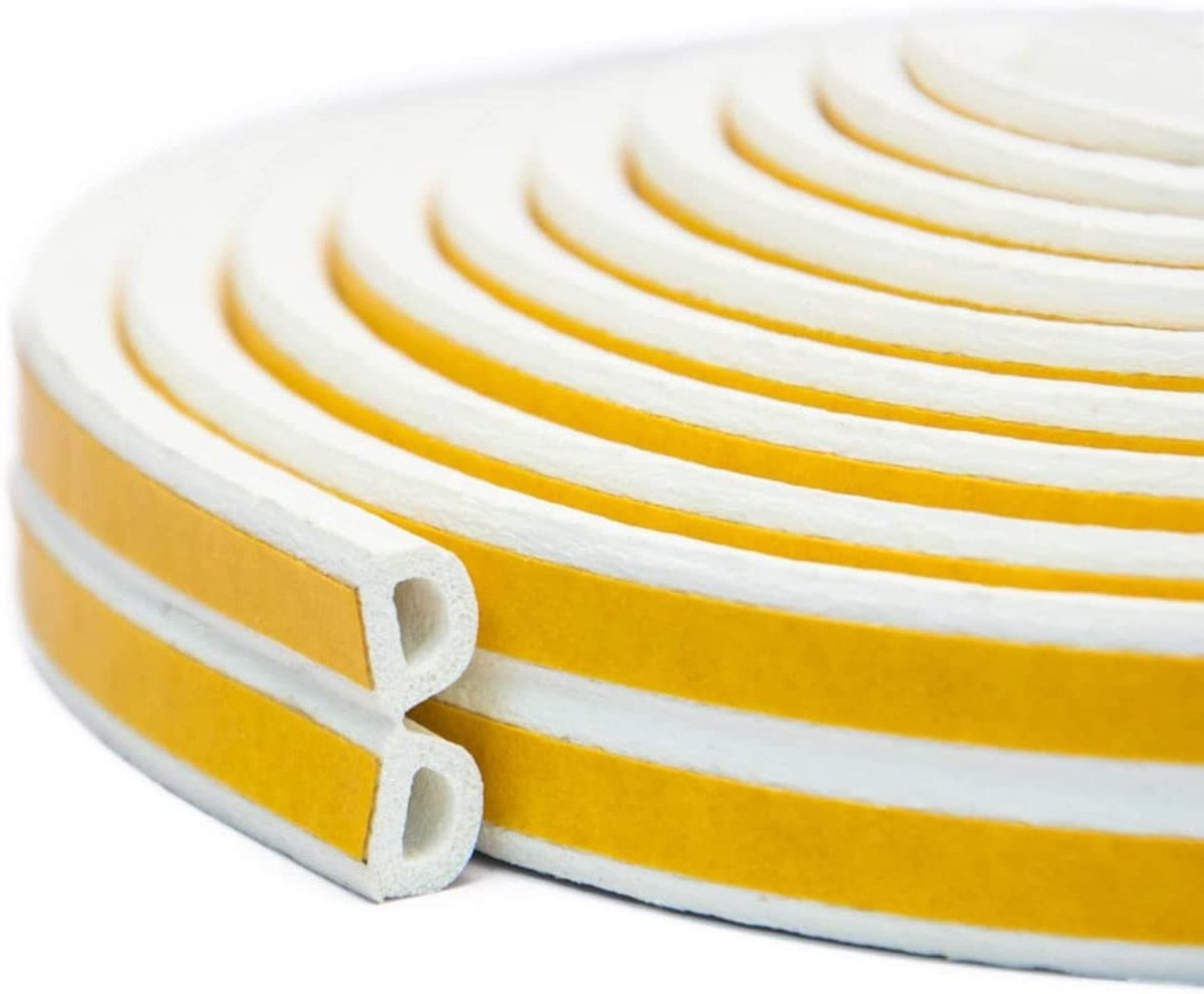 Solidchoice - Zelfklevende Rubber Foam Dichtstrip voor Geluidsisolatie, 10M