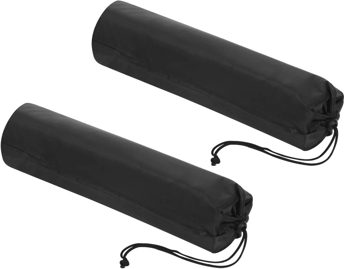 Solidchoice - Set van 2 Opvouwbare Draagtassen voor Camping