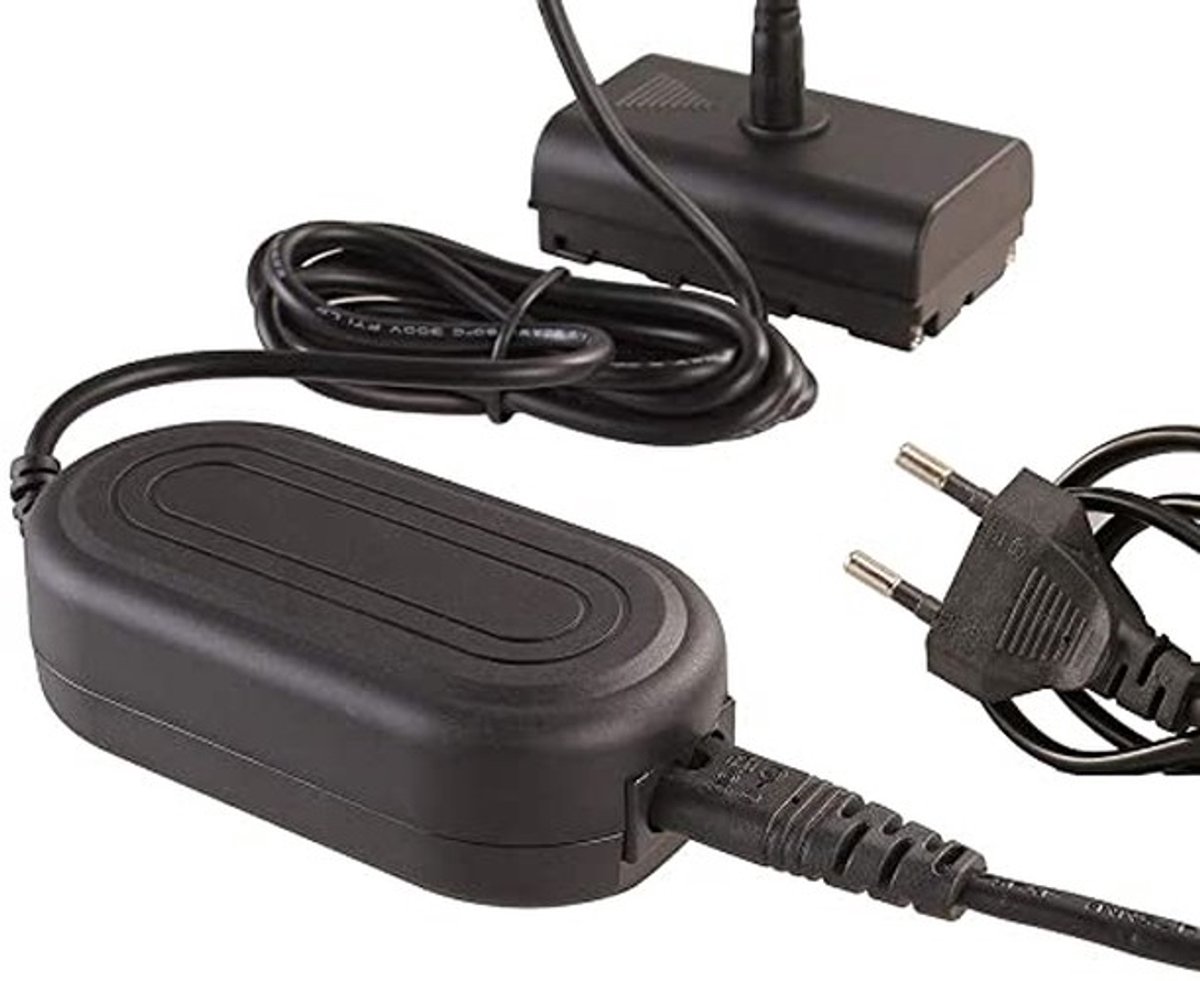 Solidchoice - AC Voedingsadapter met NP-F Dummy Accu