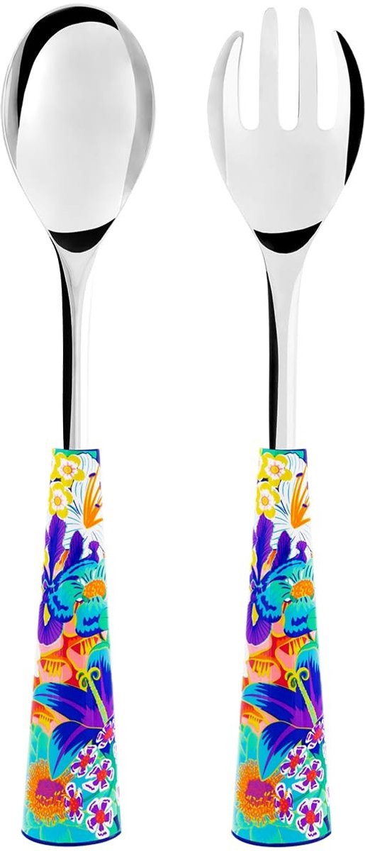 Solidchoice - Serveerlepel met Bloemenpatroon