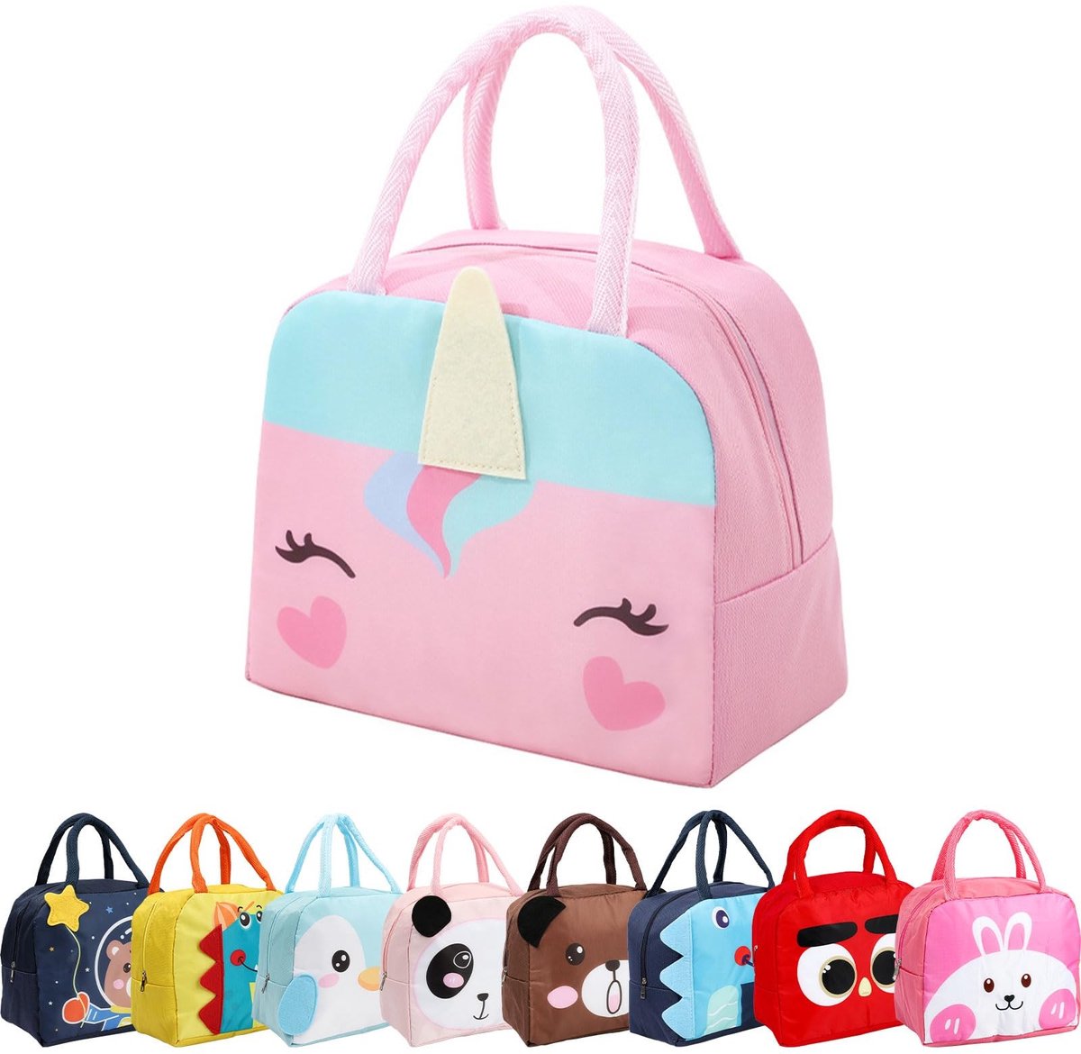Solidchoice - Herbruikbare Kinderen Lunchtas met Cartoon Ontwerp