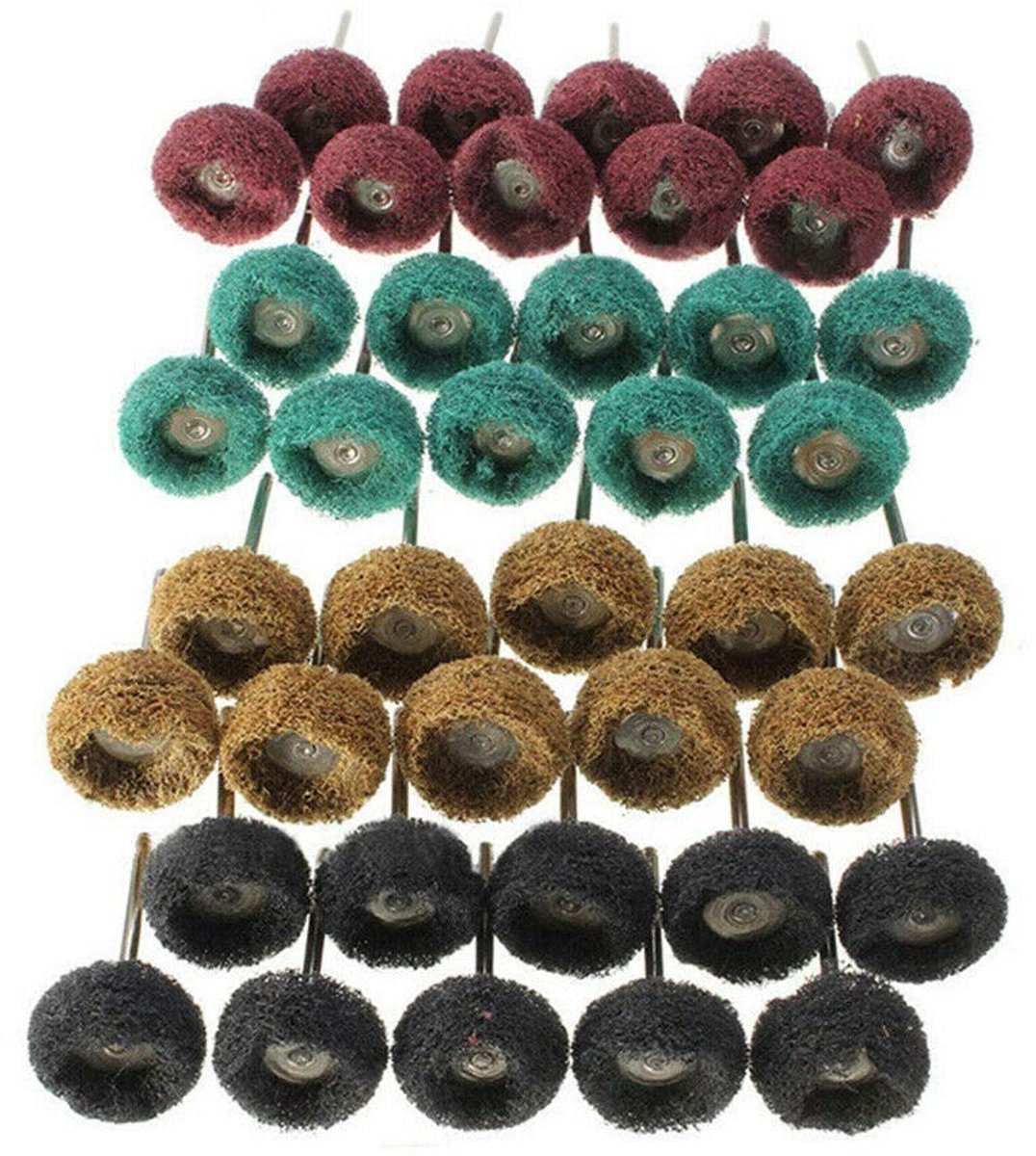 Solidchoice - 40 Slijpschijven 25 mm voor Dremel - Polijst- en slijpgereedschap