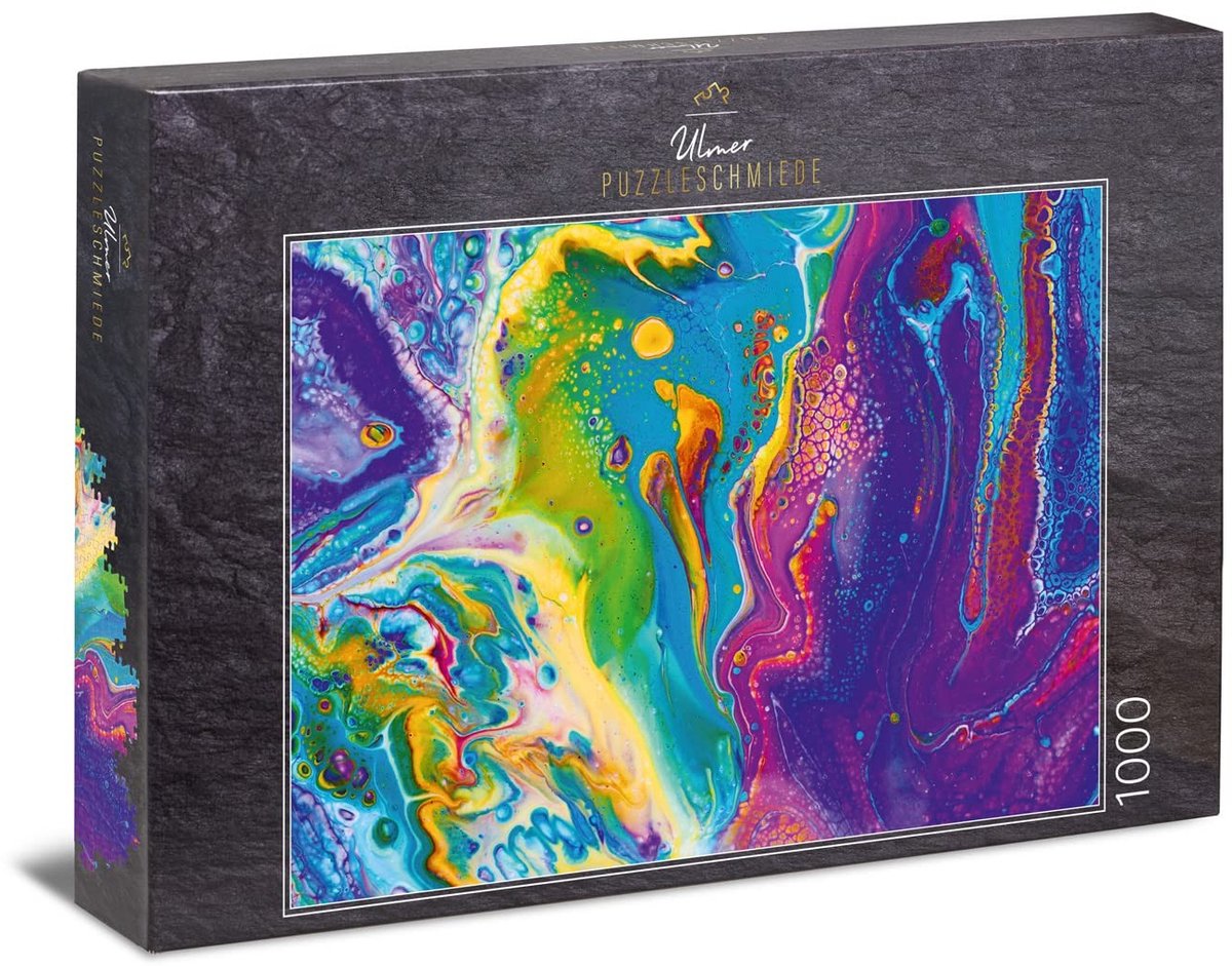 Solidchoice - Puzzel 'Farbart' met 1000 Stukken van Abstracte Kunst