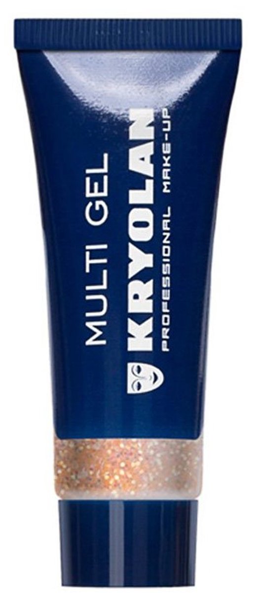 Kryolan Glittergel Oranje Grof