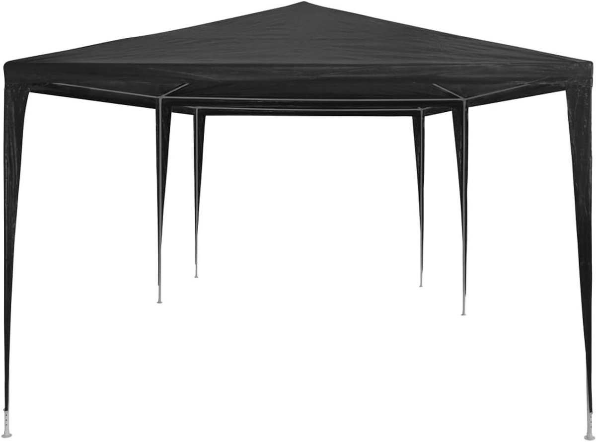 Partytent - Tuinpaviljoen - Buitenfeesten - UV-bestendig - 3 x 6 m - Antraciet