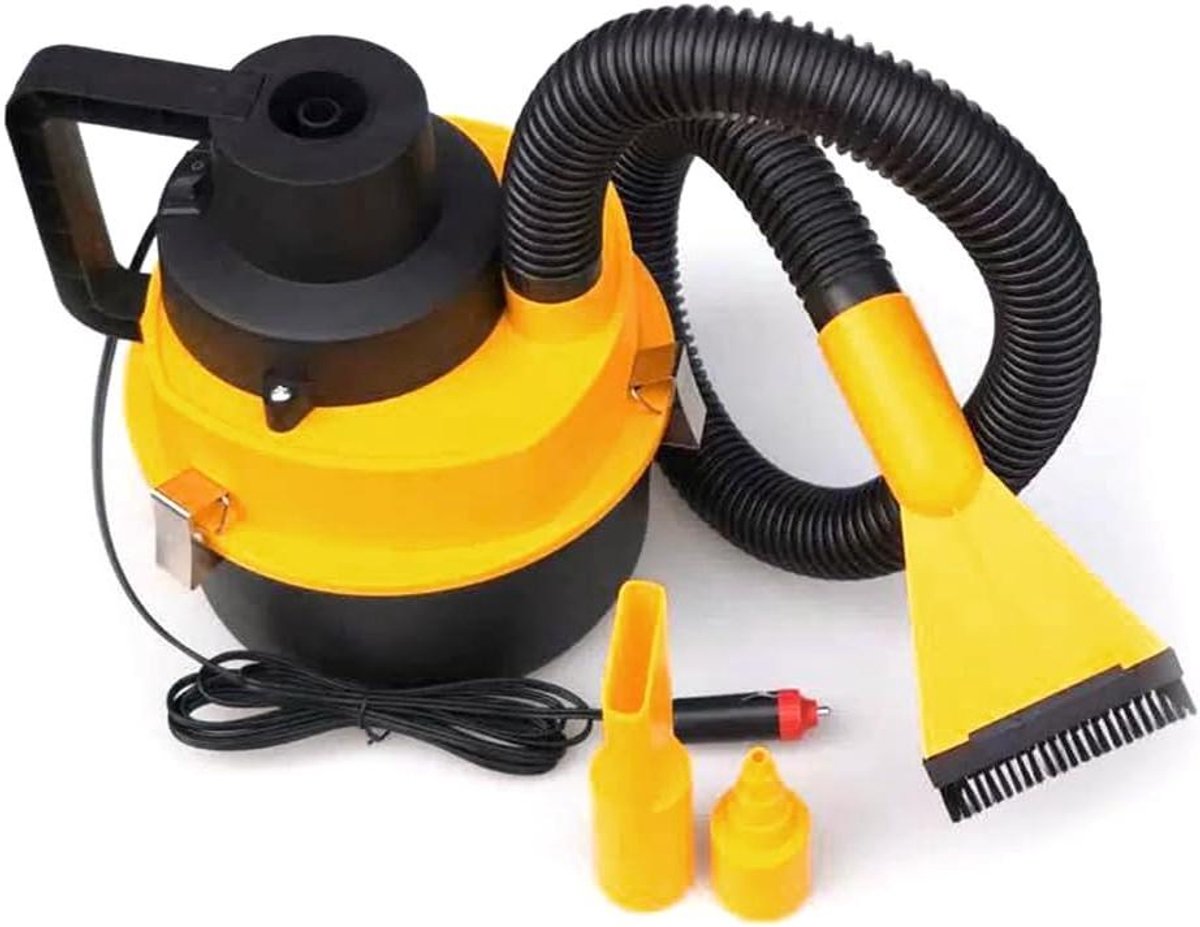 Autostofzuiger - Handstofzuiger - Auto Reinigen - 2300 PA Zuigkracht - 12 Volt - Geel