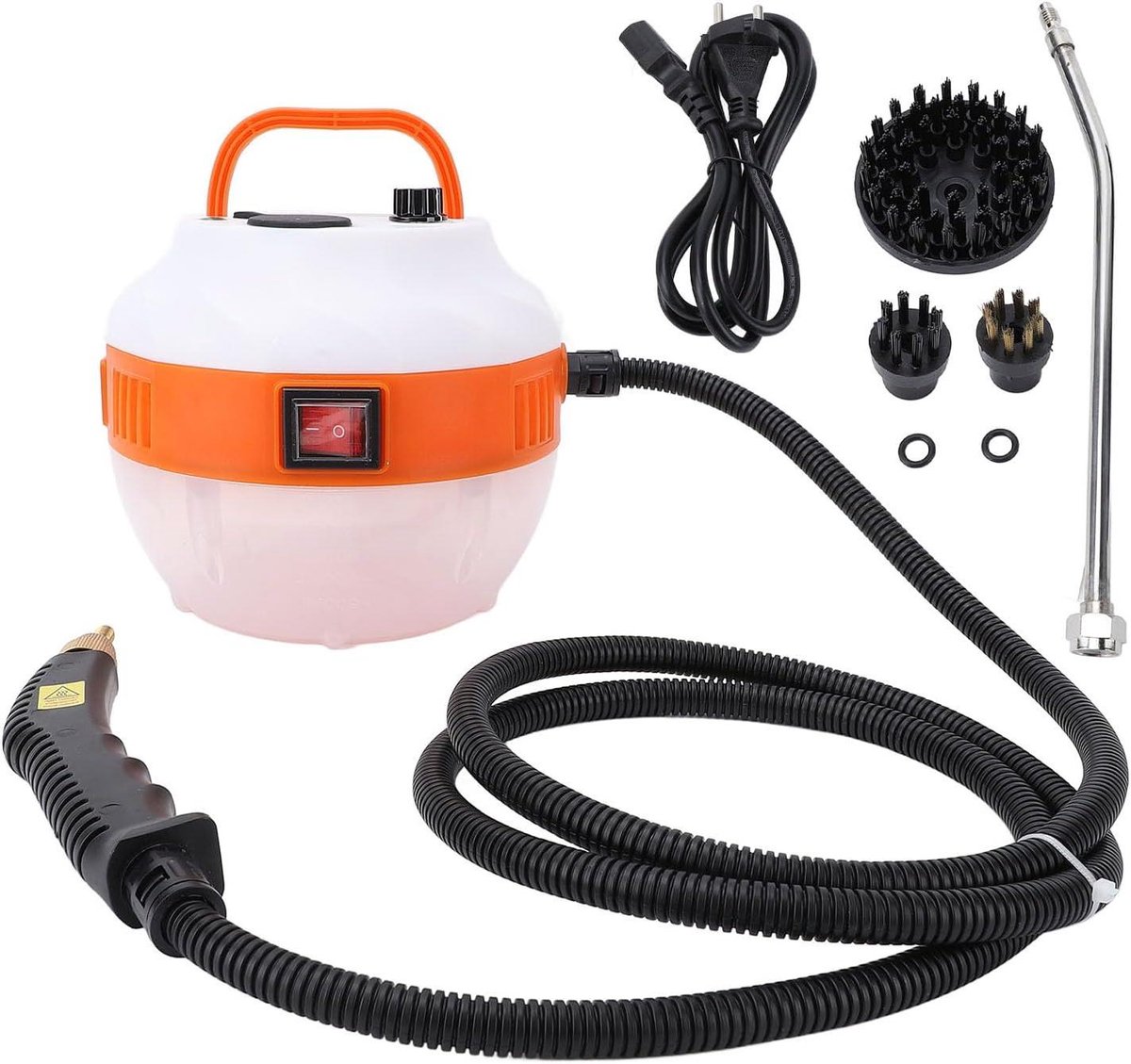 Handstoomreiniger - Draagbare Stomer - Dieptereiniging Huis - Hoge Druk Stoom - 1 Liter Tank - Wit