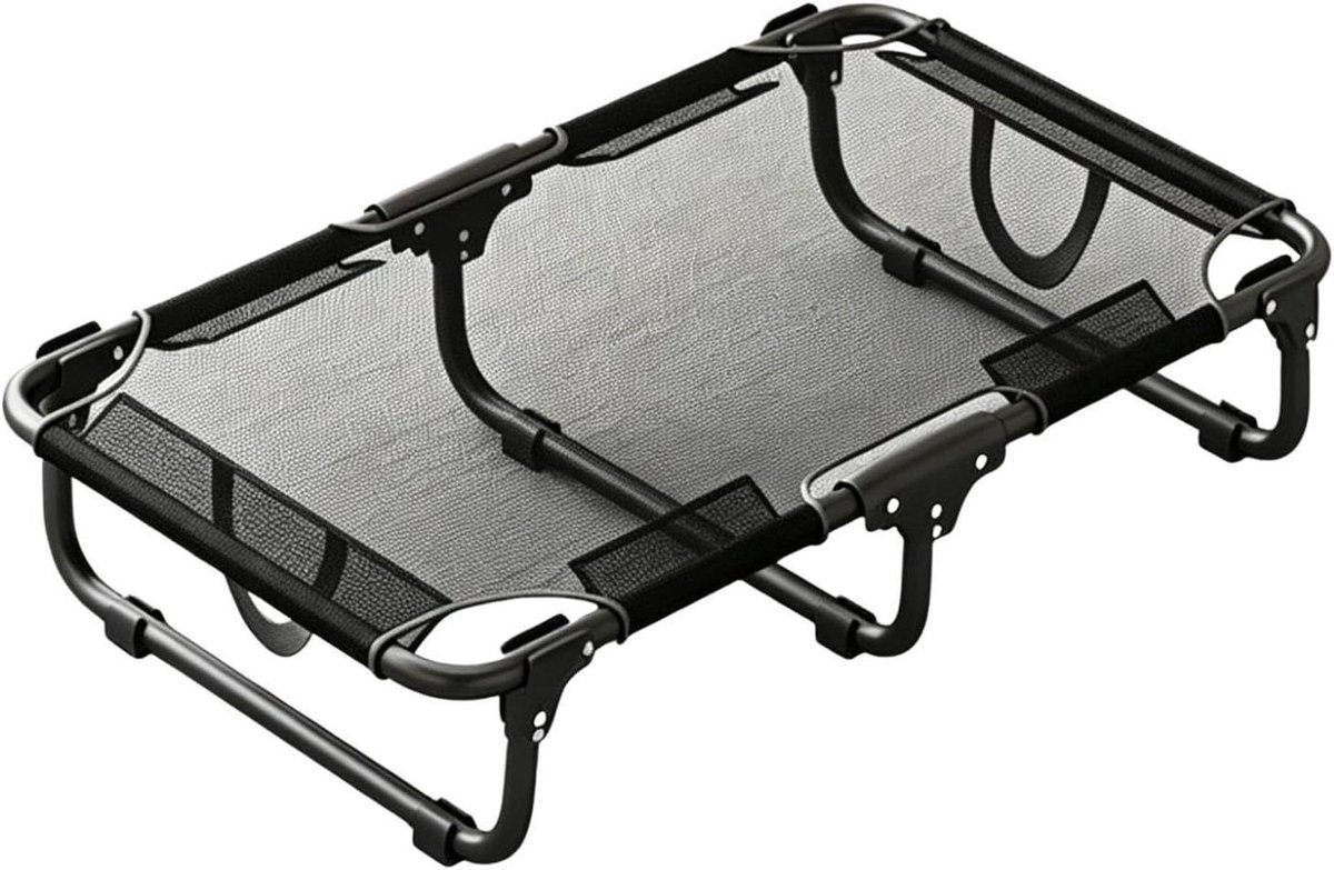 Verhoogd Hondenbed - Hondenligbed Opvouwbaar - Comfortabel Rusten - Ademend Mesh Ontwerp - 55x70x17 cm - Enkel attribuut