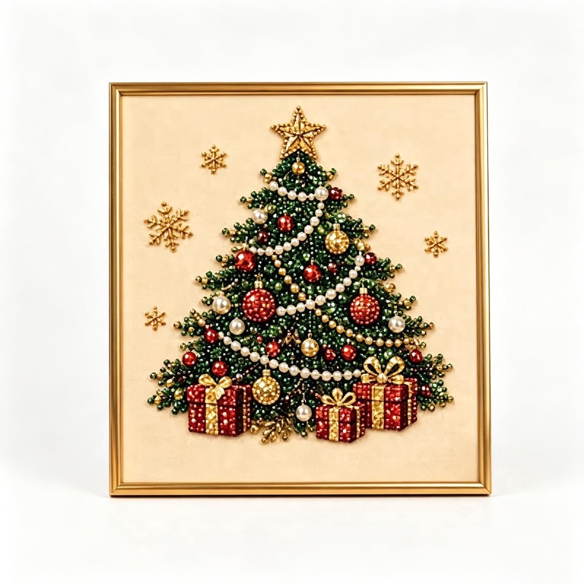 Casalora Diamond Painting - 3D Kerst Diamant Schilderij DIY Kit - Creatieve Hobby voor Volwassenen & Beginners - 30 × 30 cm (zonder lijst)