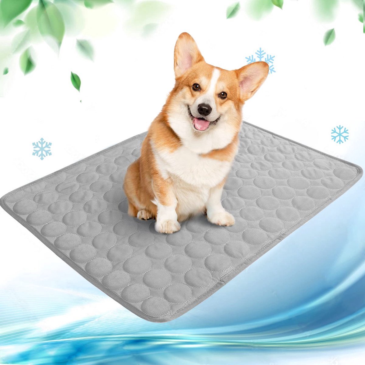 Casalora Honden Koelmat Voor Hond & Kat - Koelmat - 50 X 62 CM - Grijs