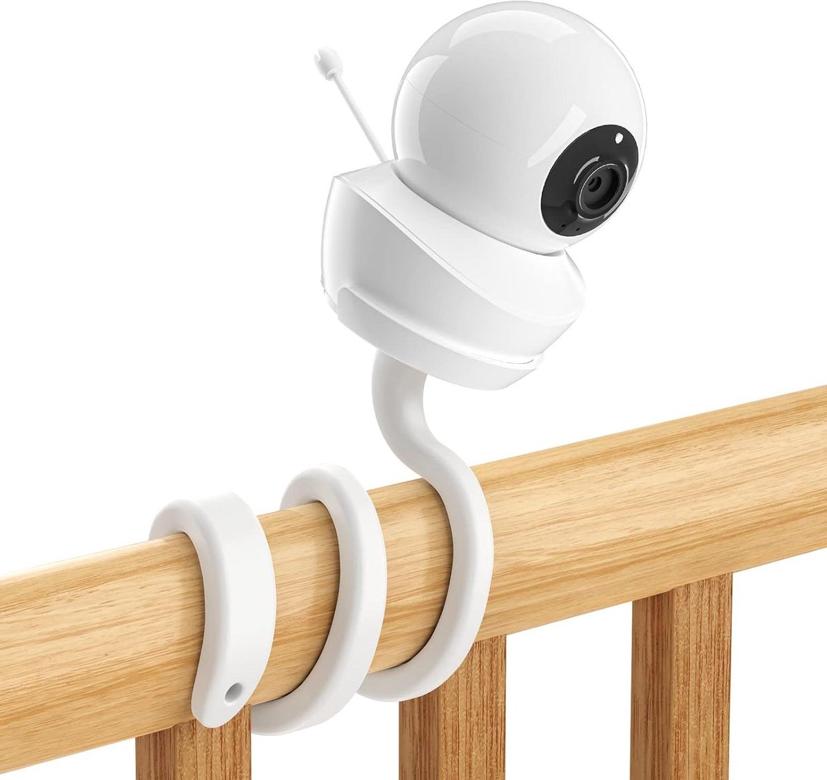 Babyfoon Beugel - Flexibele Arm - Babykamer Monitoren - Universeel Verstelbaar - 42 cm Lengte - Grijs