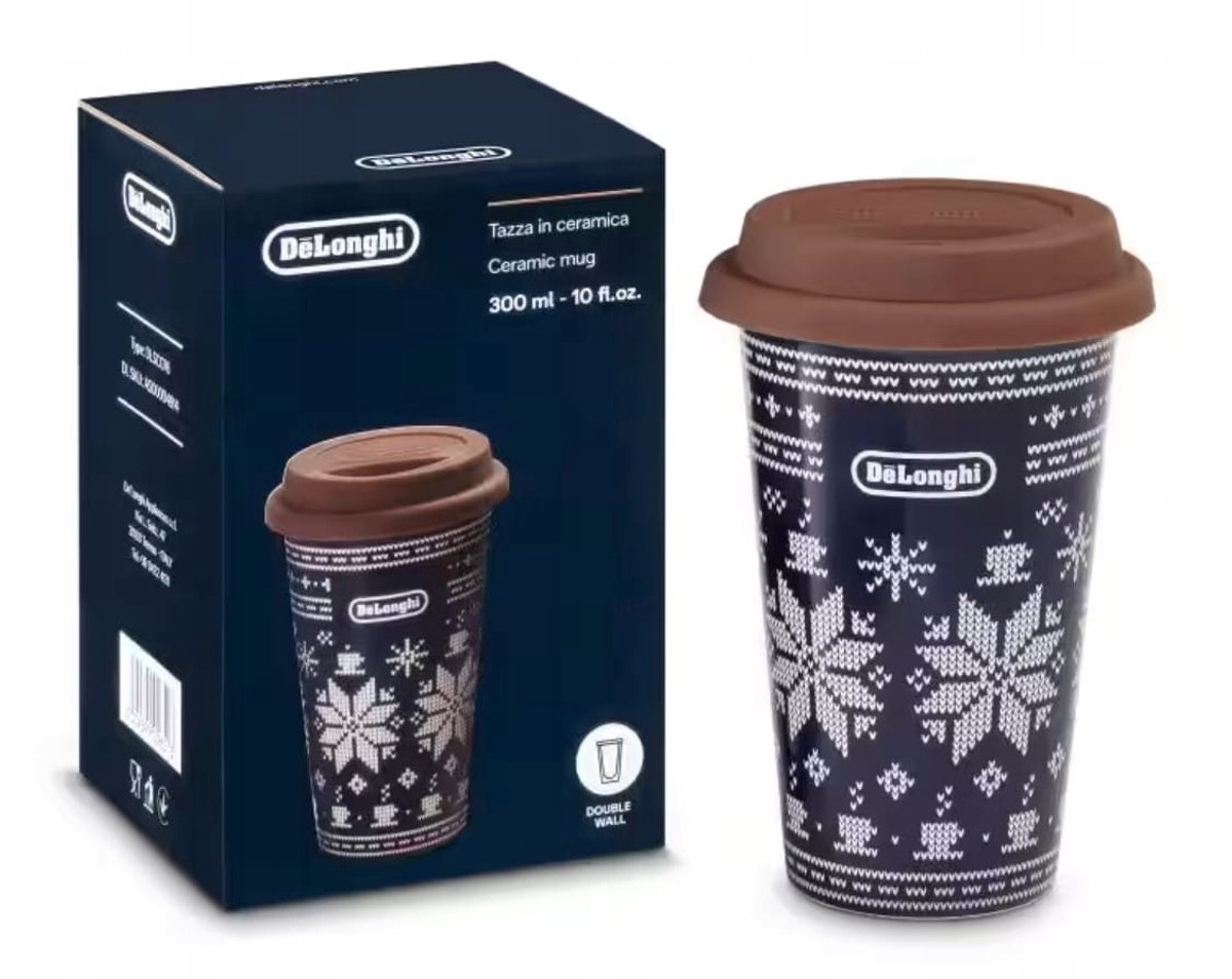 DeLonghi Thermal Mok 300ml DLSC076 Winter Design Keramiek