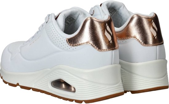 Skechers Uno - Gouden Air - Dames Sneakers - Wit