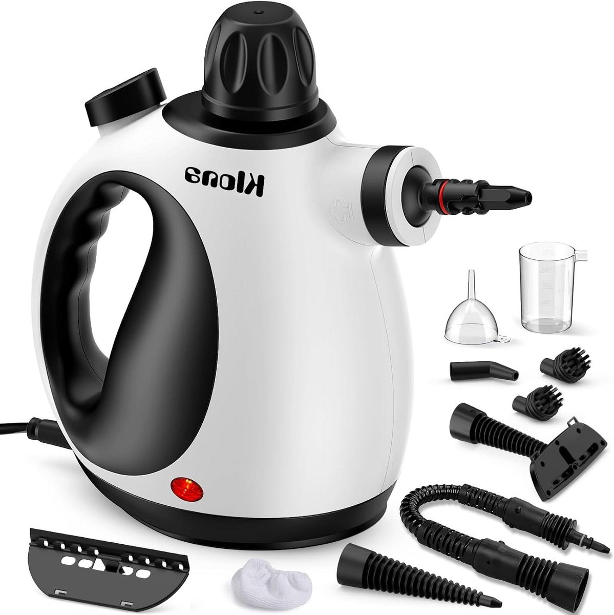 Handstoomreiniger - Stoomapparaat - Grondig Reinigen - Chemisch Vrij - 350 ml - Wit